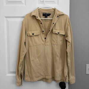 90s Ralph Lauren Polo Sport Men's Button Collared Cotton Workshirt Vintage M